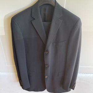 Hugo Boss pinstripe suit